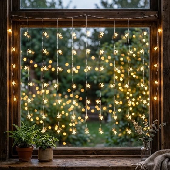 Star LED Curtain Lights (3 Meter)